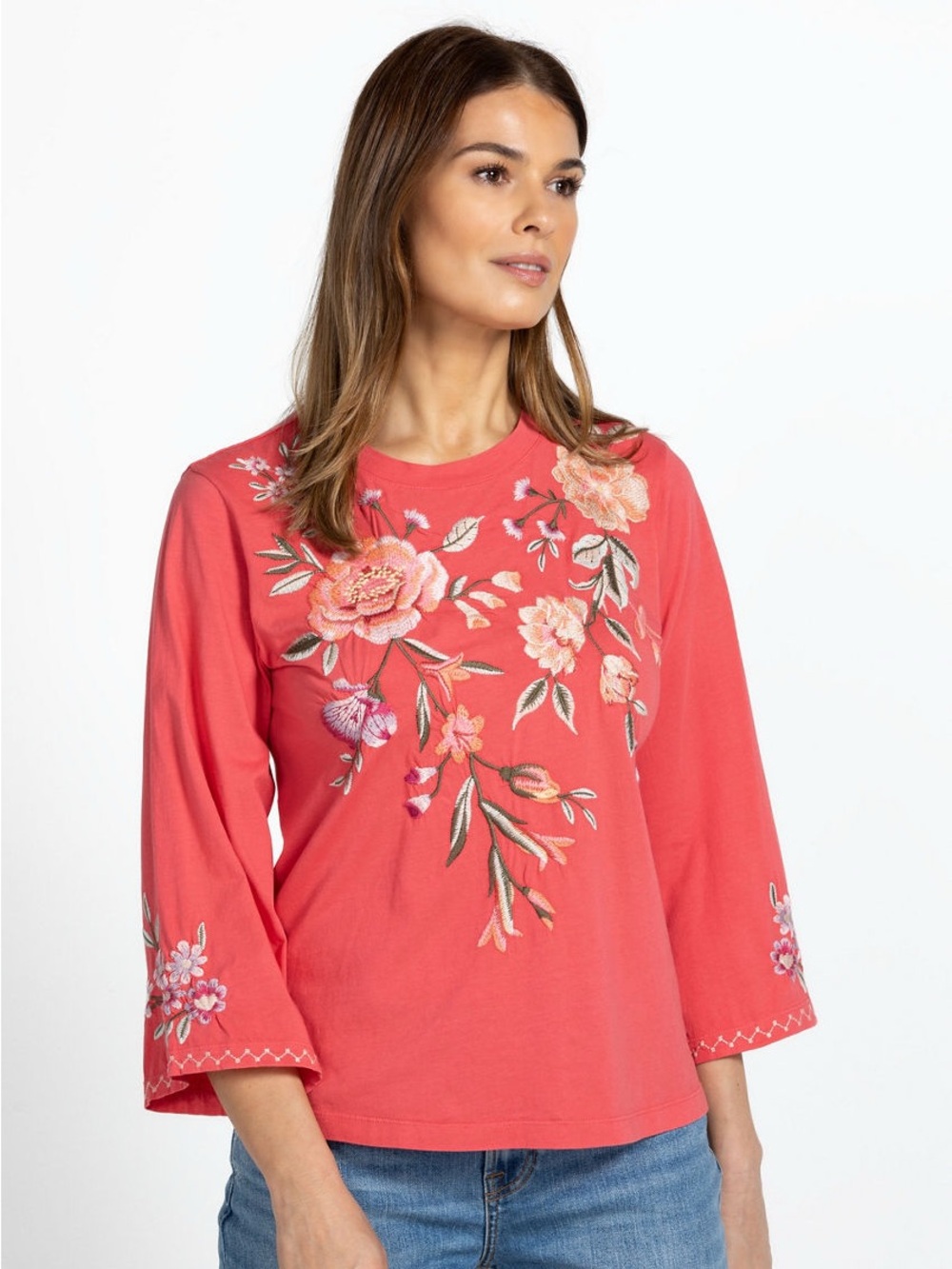 Johnny Was VIENNA KIMONO
SLEEVE TEE